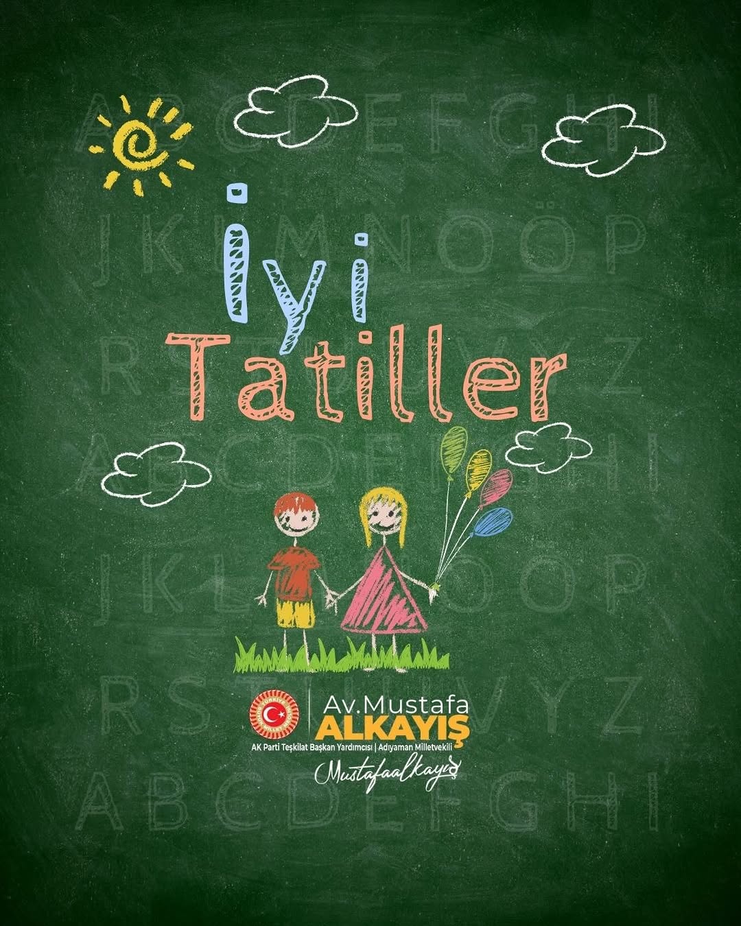 TBMM İnsan Hakları İnceleme Komisyonu Üyesi Avukat Mustafa Alkayış'tan Öğrencilere Tebrik Mesajı