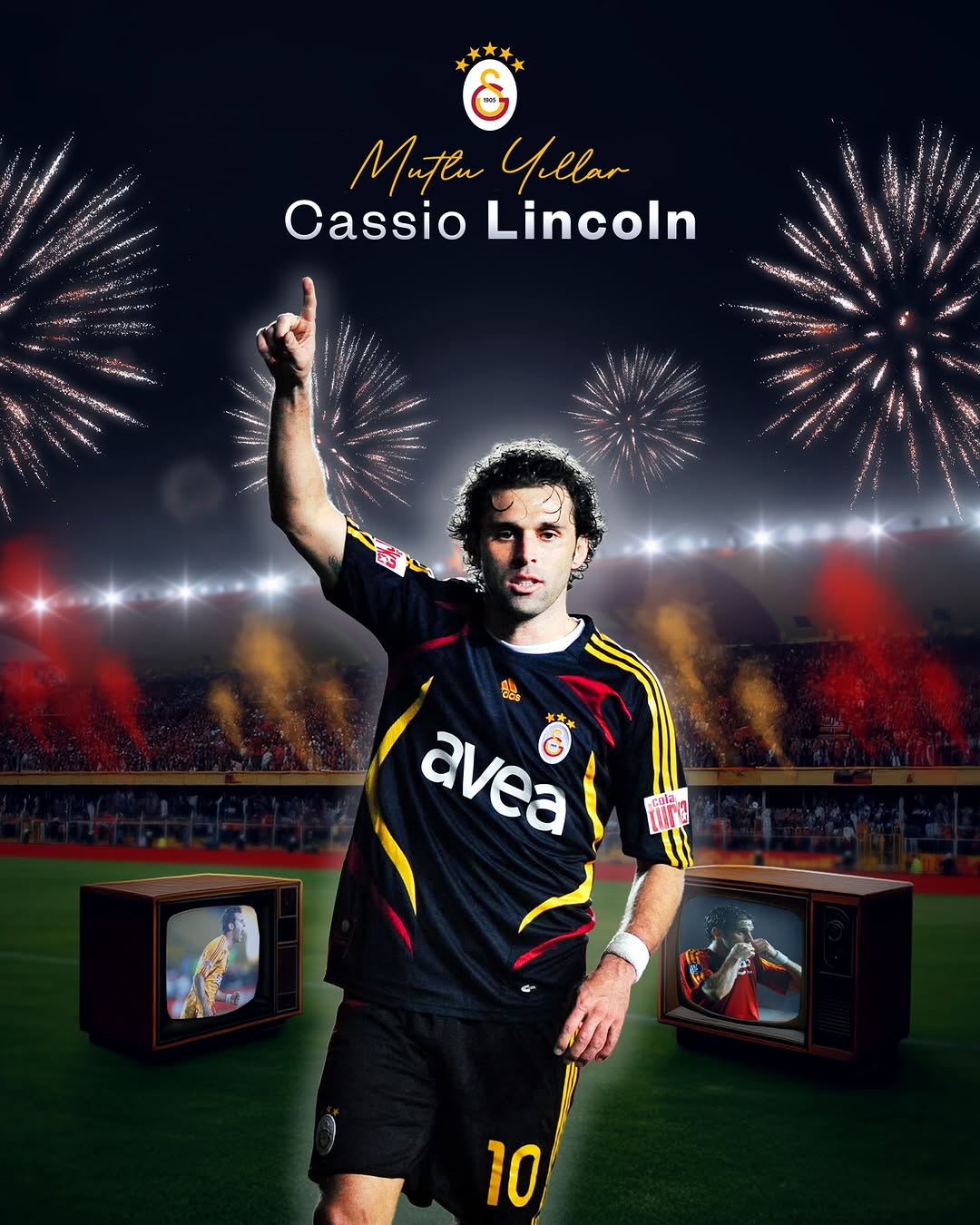 Galatasaray'ın Efsane Oyuncusu Cassio Lincoln'ün Doğum Günü Kutlu Olsun!