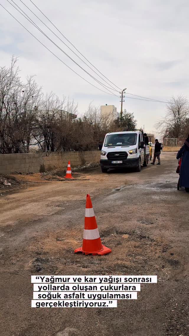 Kahta Belediyesi: Yoğun Yağmur ve Kar Yağışlarının Ardından Yollarımızda Çukurlara Karşı Mücadele Ediyor