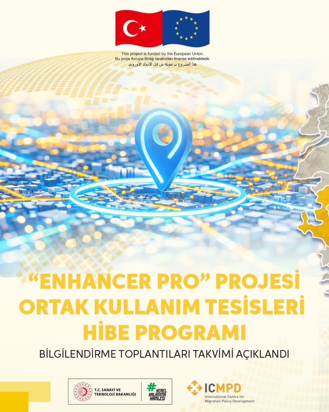 ENHANCER PRO Projesi Ortak Kullanım Tesisleri Hibe Programı'nda Başvuru Süreci Devam Ediyor