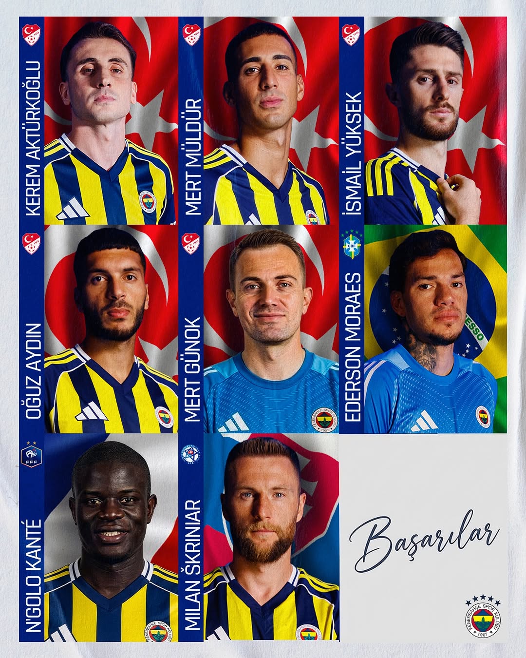 Fenerbahçe Spor Kulübü'nden Milli Takım Oyuncularına Destek