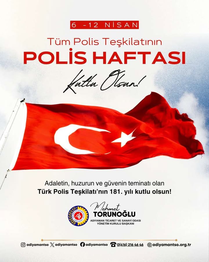 Milletimizin huzur ve güvenliği için gece gündüz demeden görev yapan tüm kahraman polislerimizin Polis Haftası kutlu olsun ????????