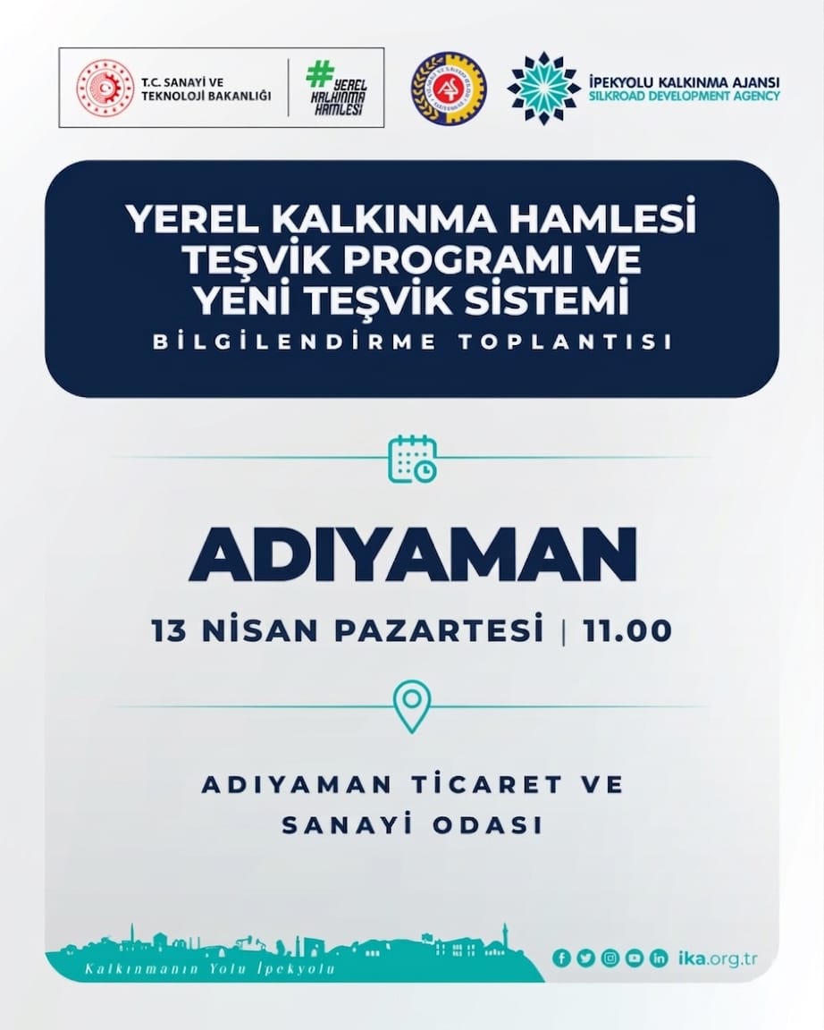 İpekyolu Kalkınma Ajansı: Yerel Kalkınma Hamlesi Teşvik Programı ve Yeni Teşvik Sistemi Bilgilendirme Toplantısı