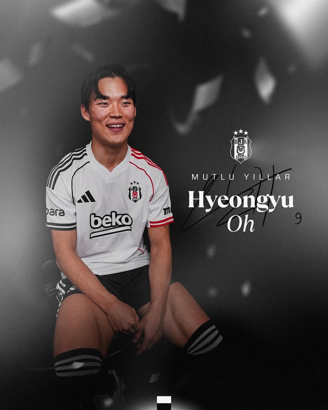 Beşiktaş JK Futbolcusu Hyeongyu Oh'un Doğum Günü Kutlandı