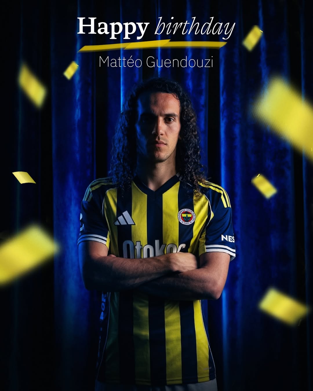 Fenerbahçe Mattéo Guendouzi'nin Doğum Gününü Kutladı