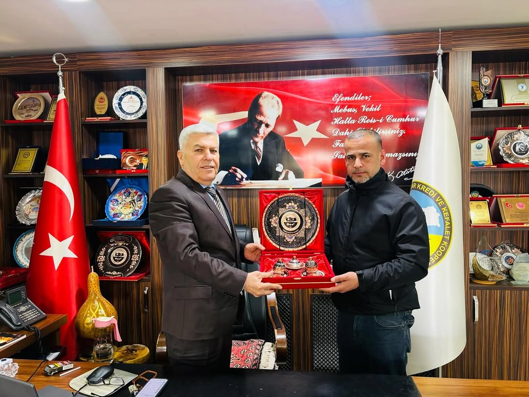 Adıyaman Esnaf ve Sanatkarlar Kredi Kefalet Kooperatifi Başkanı Mustafa Salman'ı Ziyaret