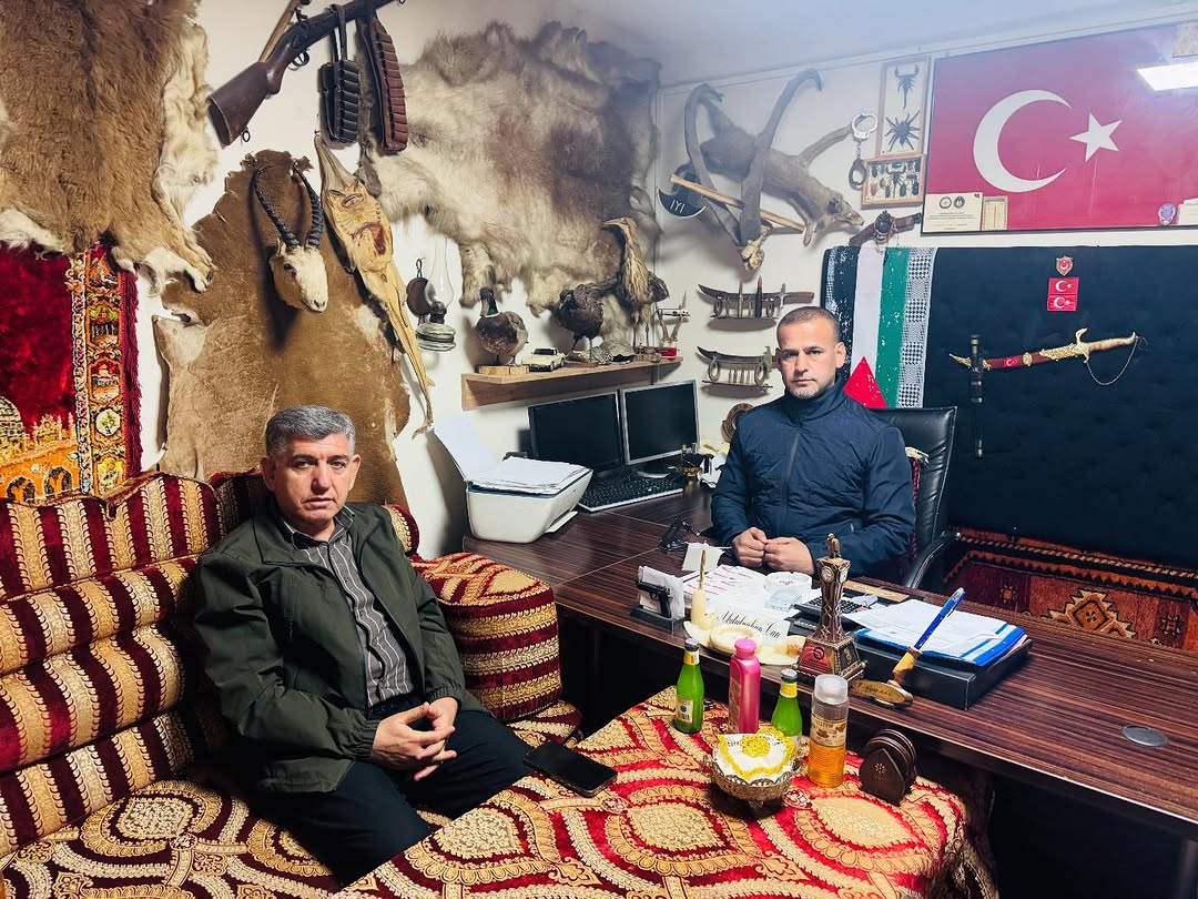 Tarım ve Orman Bakanlığı'nda görev yapan Nurettin Kıyas, İş İnsanı ve Siyasetçi Can'a  ziyaret