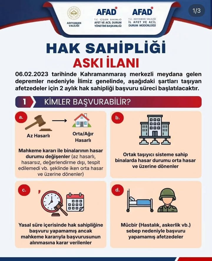 Besni Belediyesi Hangi Şartları Taşıyan Afetzedelere İki Aylık Hak Sağlığı Başvuru Sürecini Başlatıyor?