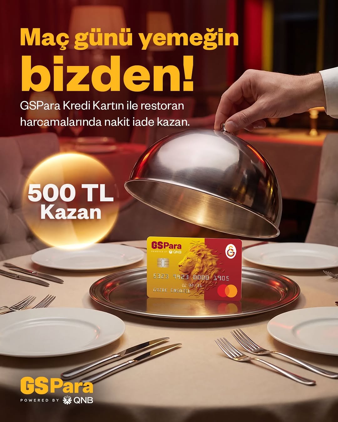 GSPara İle Restoran Harcamalarında %10 Cashback Fırsatı