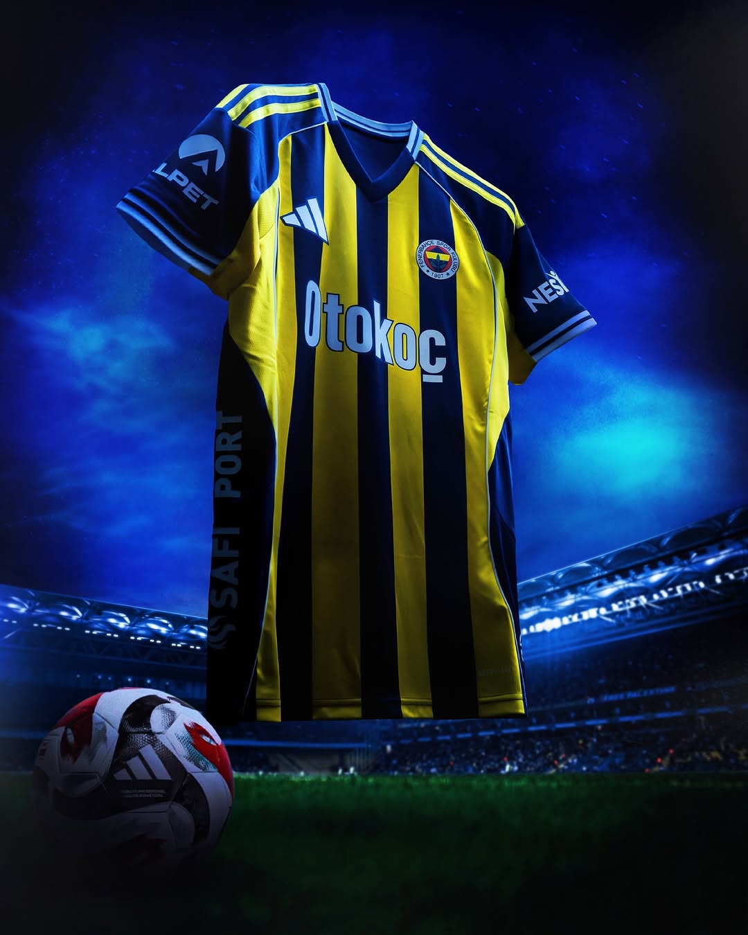 Fenerbahçe, Adidas Türkiye ve Fenerium İş Birliğiyle Yeni Forma ve Ekipmanları Tanıttı