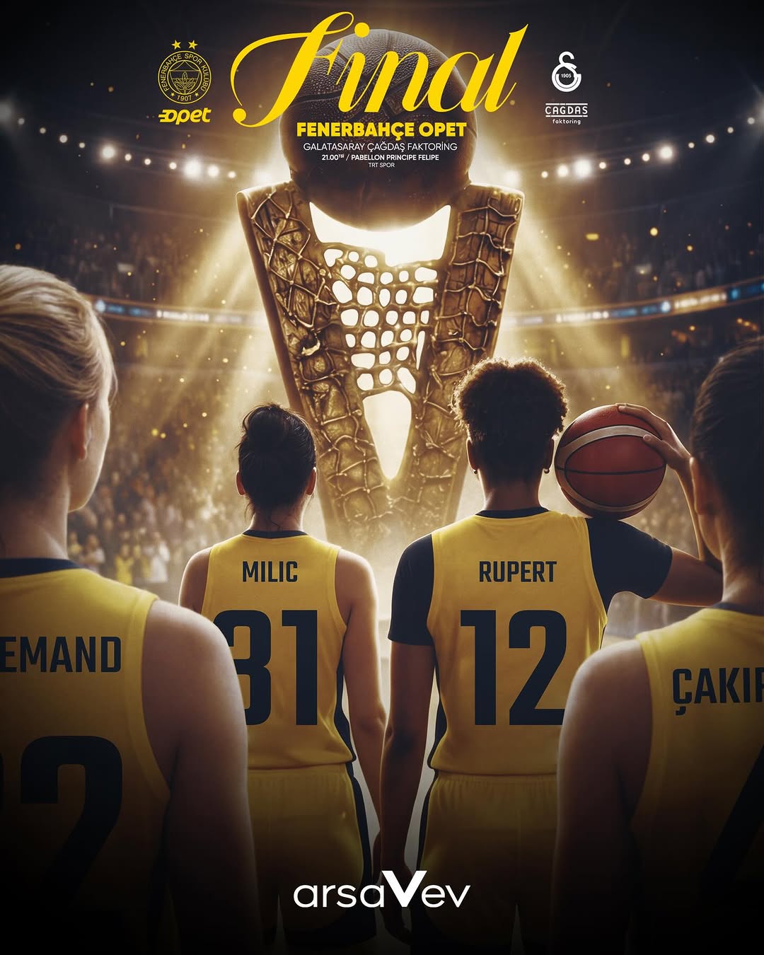 Fenerbahçe Kadın Basketbol Takımı EuroLeague Women Final Four Final Maçında Galatasaray Çağdaş Faktoring ile Karşılaşacak