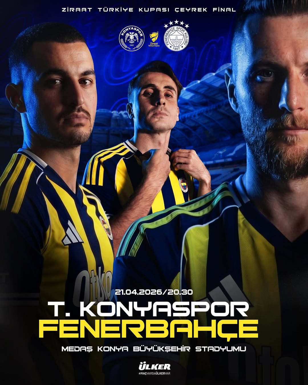 Fenerbahçe Ziraat Türkiye Kupası'nda T. Konyaspor ile Karşılaşacak