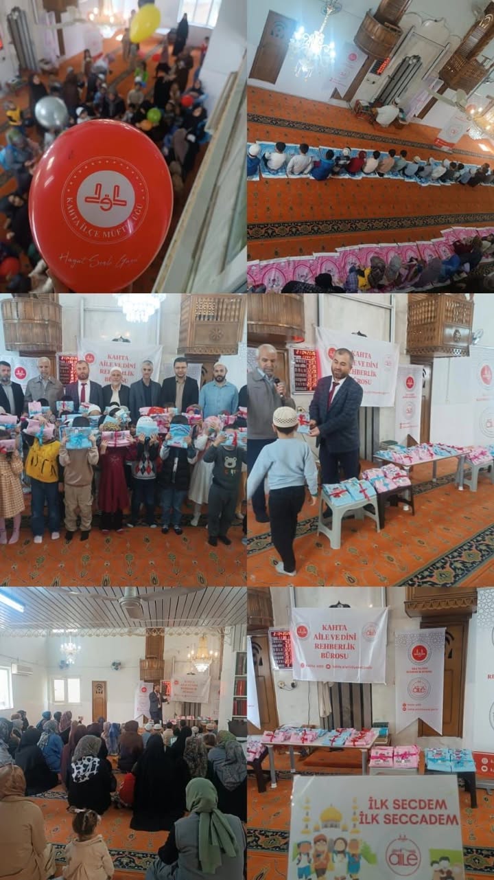 Kahta Müftülüğü'nden İlk Secdem, İlk Seccadem Etkinliği