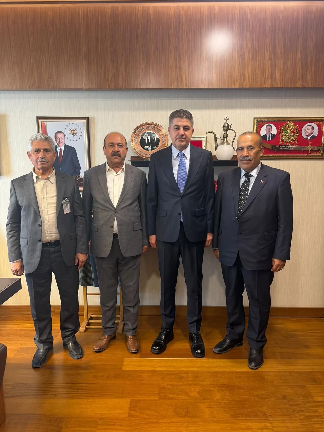 TBMM Başkanlık Divan Katip Üyesi Doç. Dr. İshak Şan'dan Ziyaret Teşekkürü