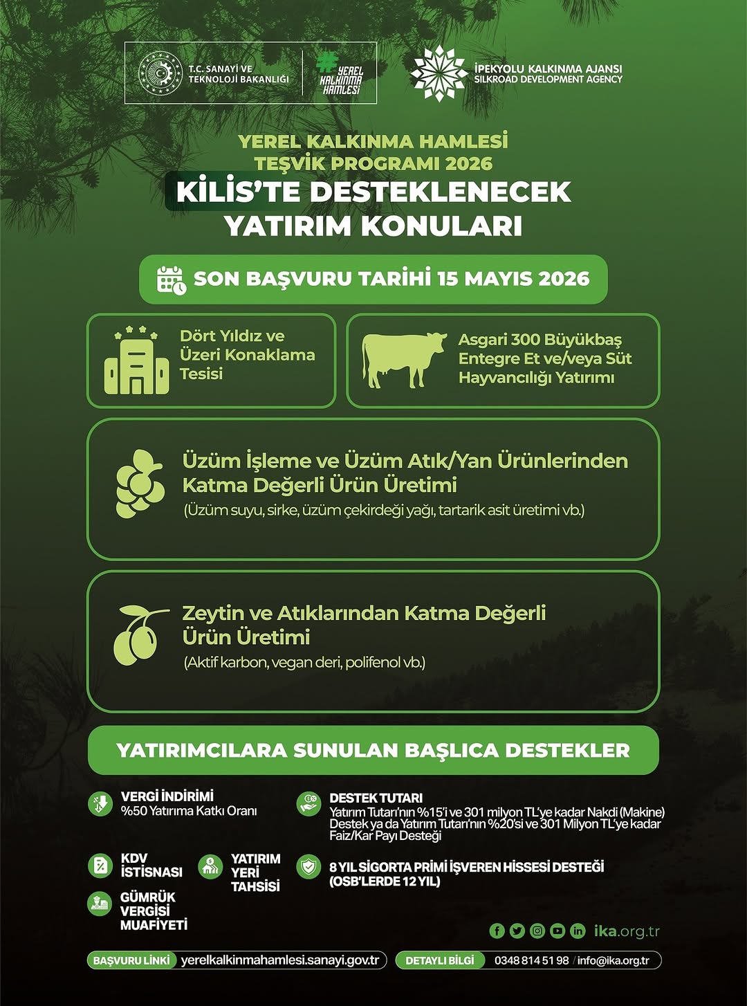 Yerel Kalkınma Hamlesi Teşvik Programı 2026 Dönemi Başvuruları Devam Ediyor