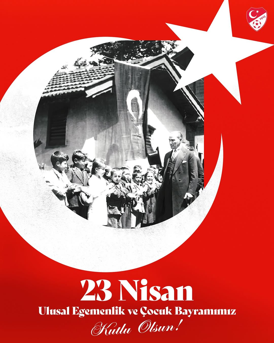 Millî Futbol Takımları 23 Nisan Mesajıyla Kutladı