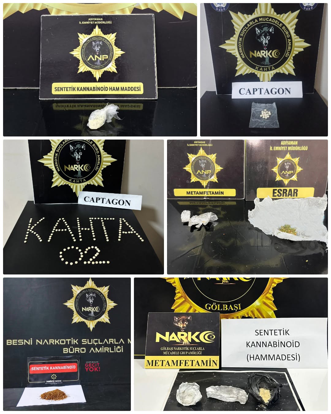 Adıyaman İl Emniyet Müdürlüğü'nden Suçla Mücadele Operasyonları