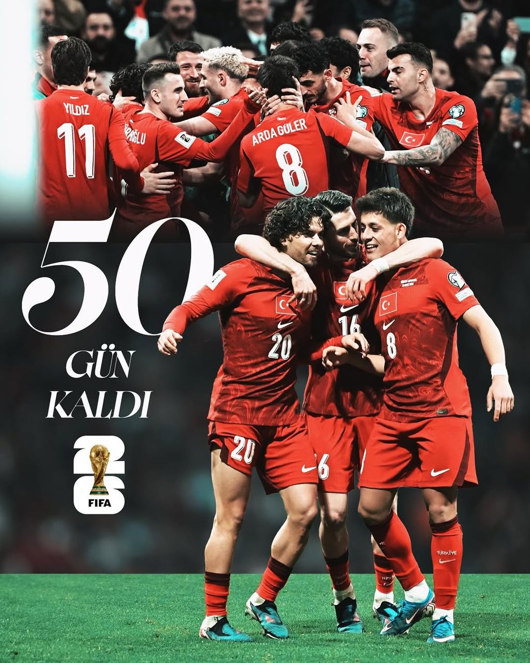 Millî Futbol Takımları'ndan heyecan verici geri sayım!