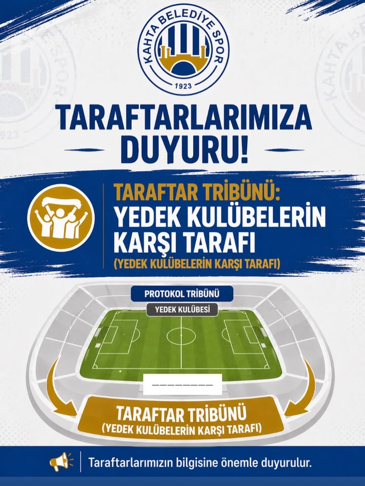 Kahta İdman Yurdu S.K. Tarafından Yapılan Paylaşım