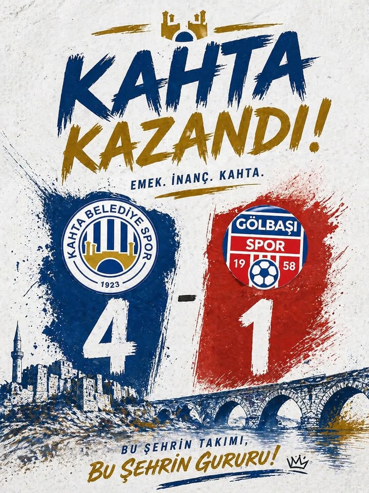 Kahta Belediyespor Yarı Finalde Gölbaşı 1958 SK'yı Mağlup Ederek Finale Yükseldi