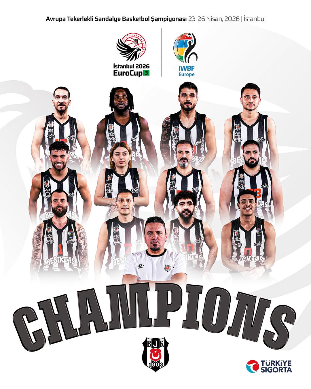Beşiktaş, İstanbul 2026 EuroCup3 Şampiyonu Oldu!