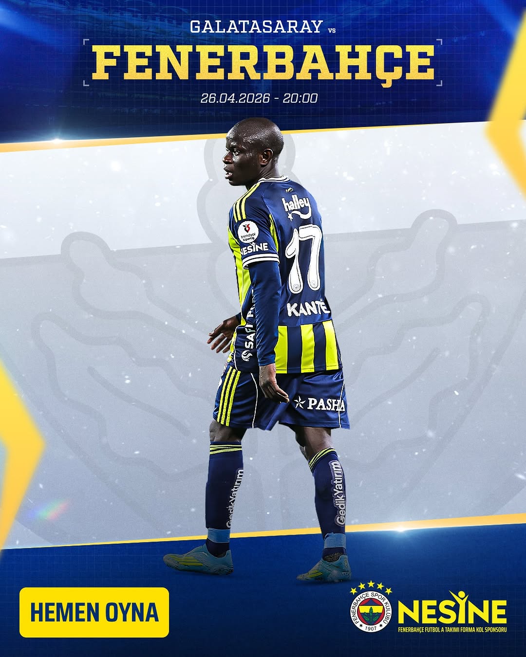 Fenerbahçe, derbide galibiyet için sahada, heyecan Nesine’de!...