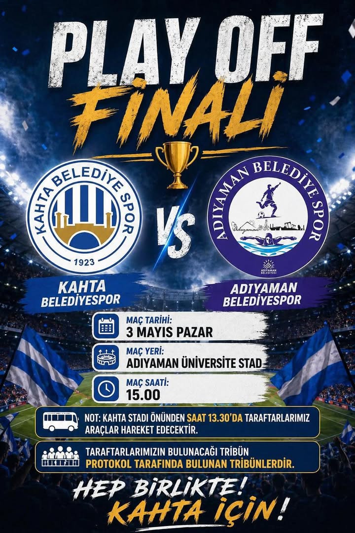 Kahta İdman Yurdu S.K. Tarafından Yapılan Paylaşım