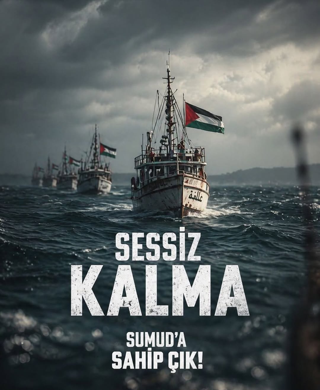 Küresel Sumud Filosu'na Uluslararası Sularda Müdahale Kınandı