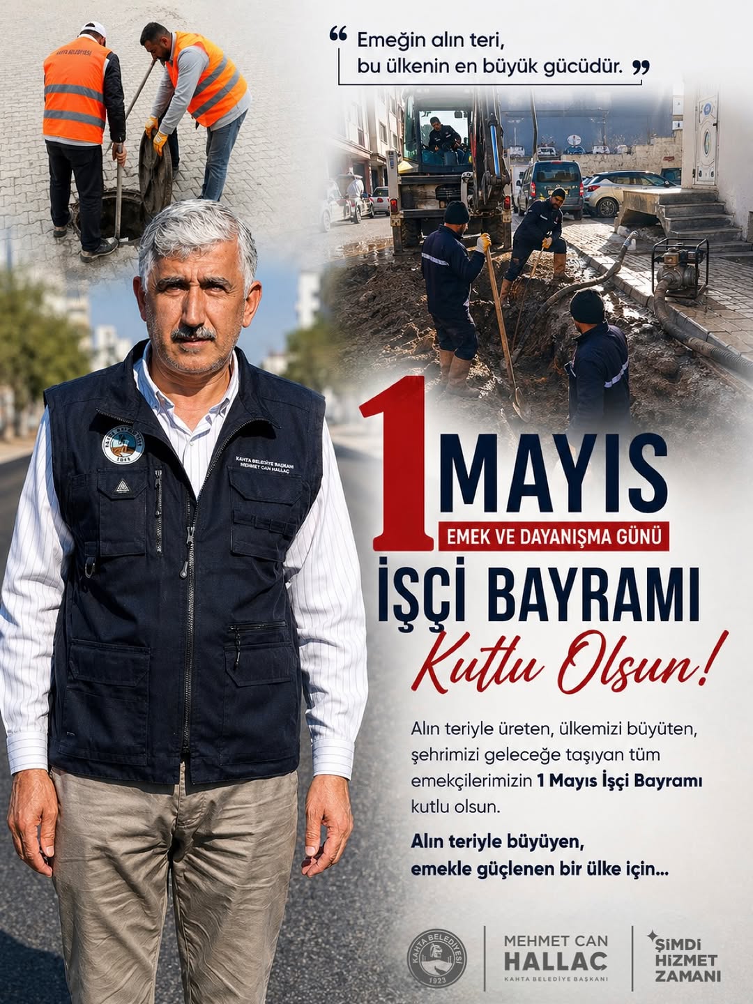 Kahta Belediyesi'nden 1 Mayıs Emek ve Dayanışma Günü Kutlaması