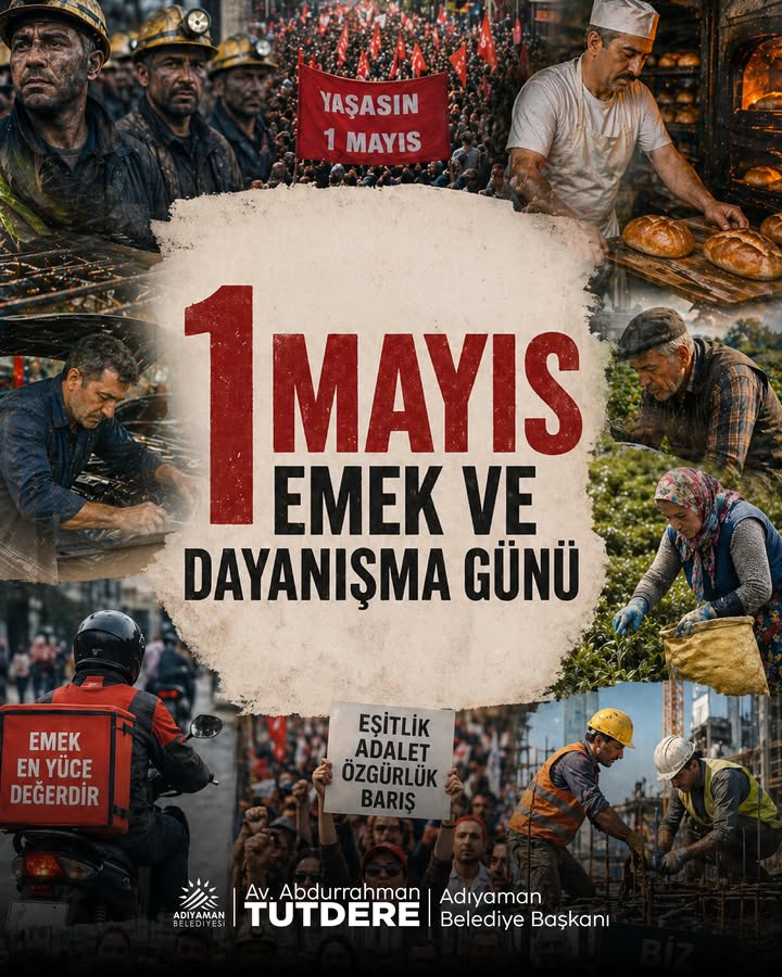 Adıyaman Belediyesi'nden Emekçilere 1 Mayıs Kutlaması
