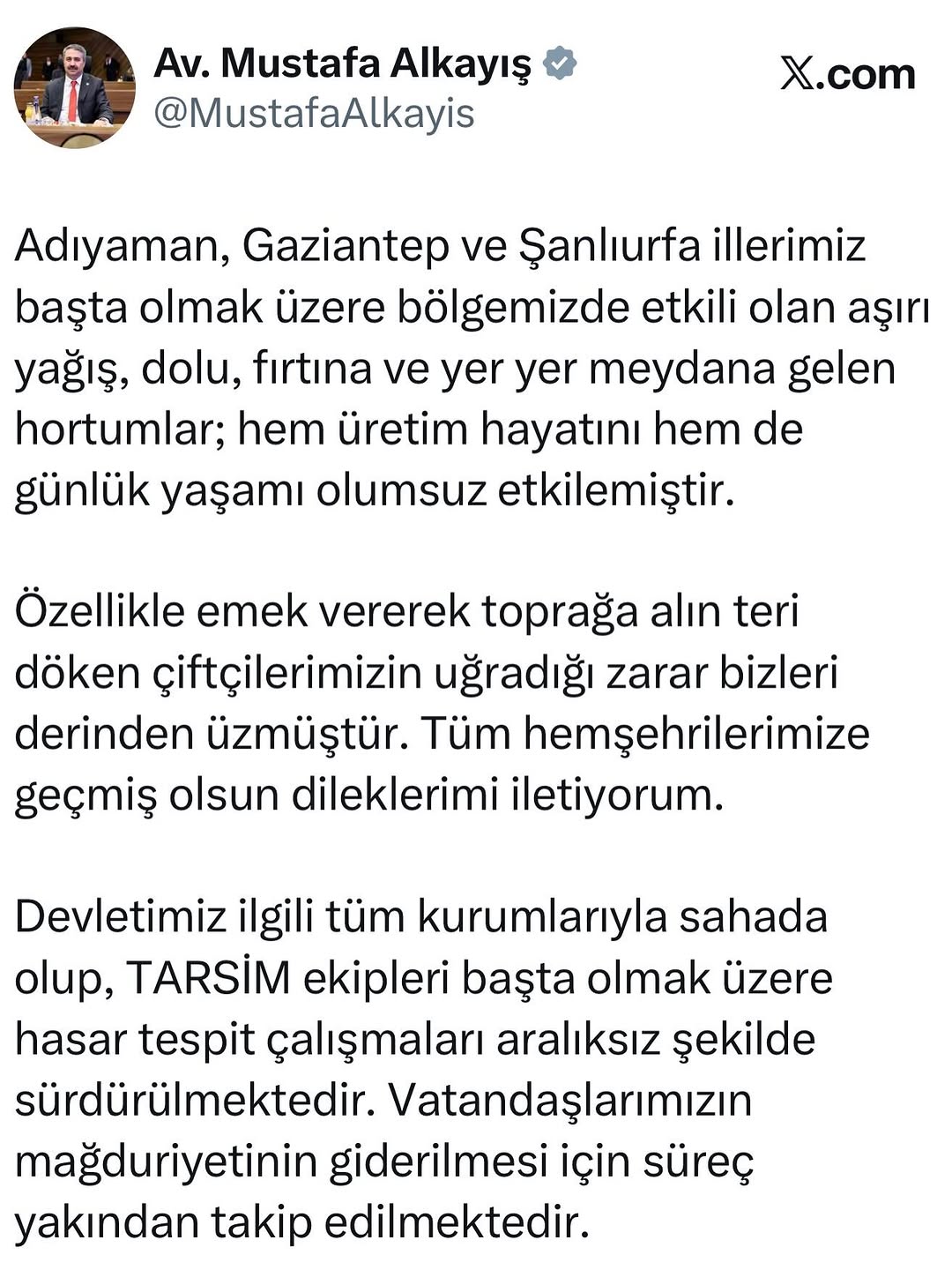 Güneydoğu Anadolu Bölgesi'nde Etkili Olan Doğal Afetler