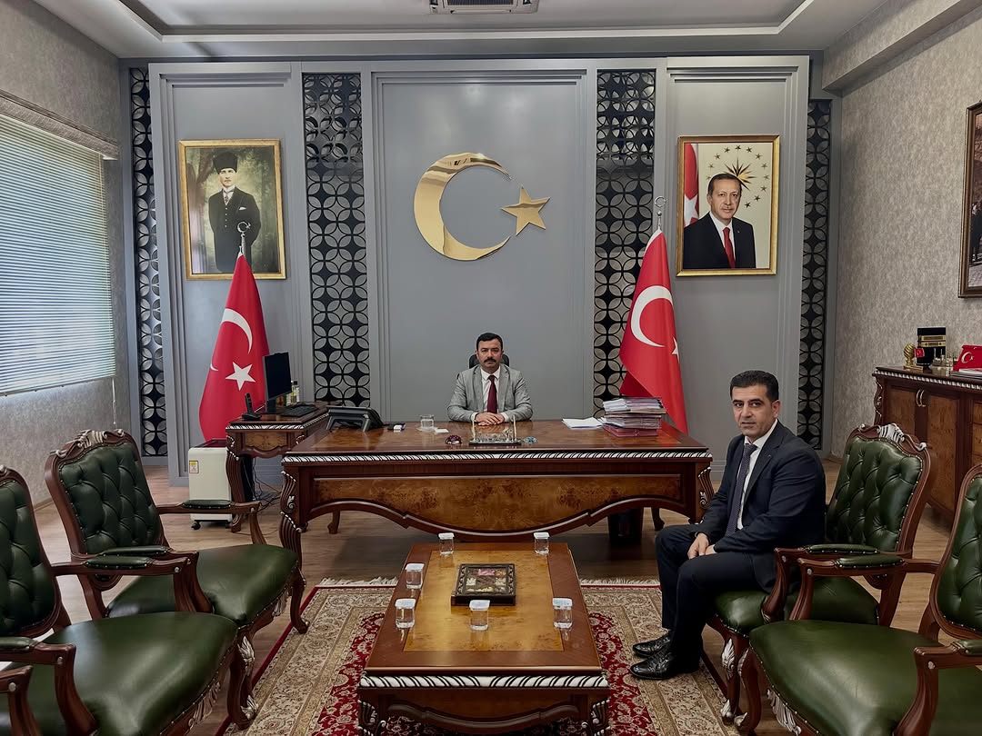 Kahta Kaymakamlığı'na Yeni Görevli Tapu Müdürü Ziyarette Bulundu