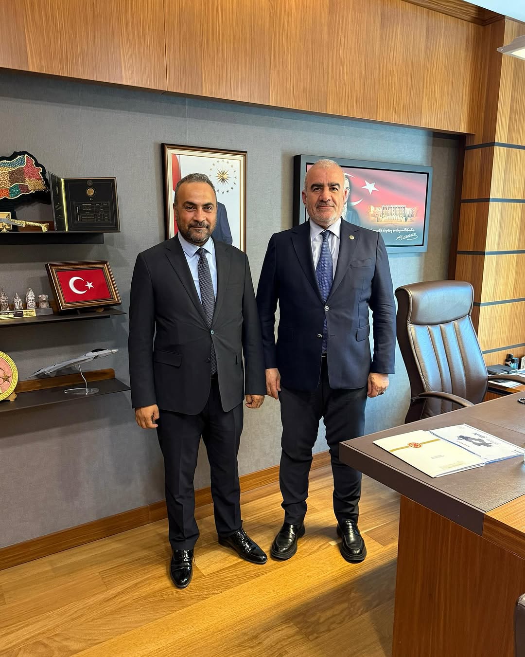 TBMM'de Bartın Üniversitesi Rektörü Prof. Dr. Ahmet Akkaya Ziyareti