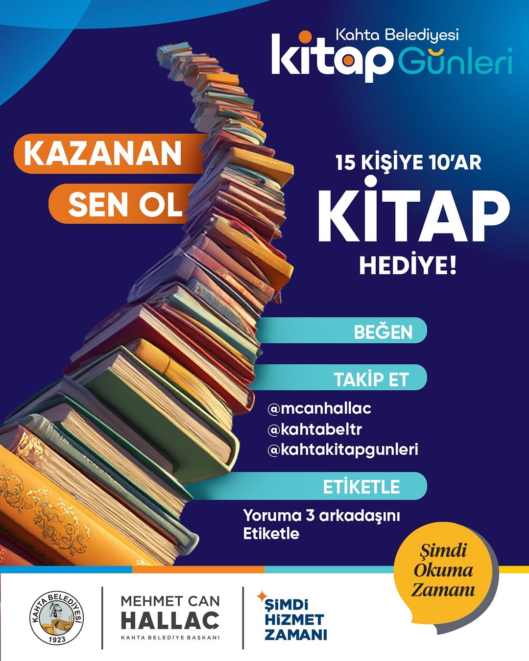 Kahta Kitap Günleri Çekilişi Başladı!