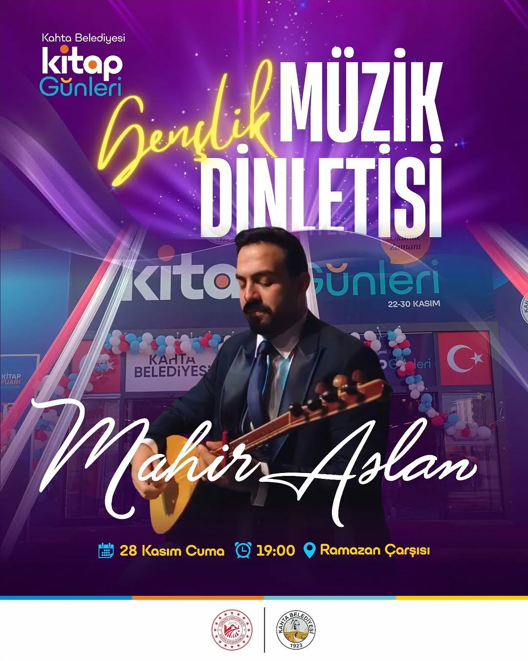 Kahta Belediyesi Kitap Günleri’nde Müzik Dolu Bir Akşam