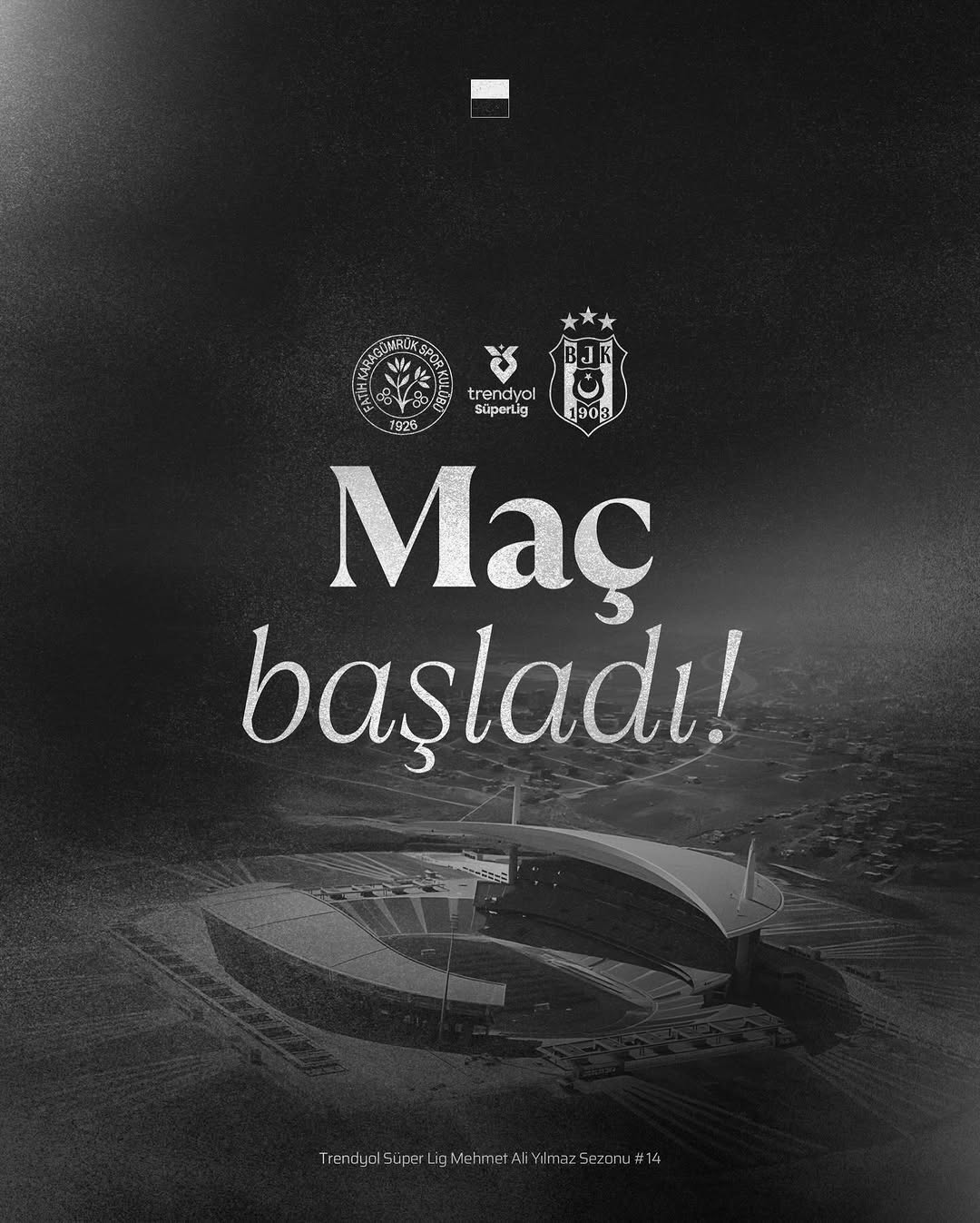 Beşiktaş Futbol Takımı Maçına Başladı!