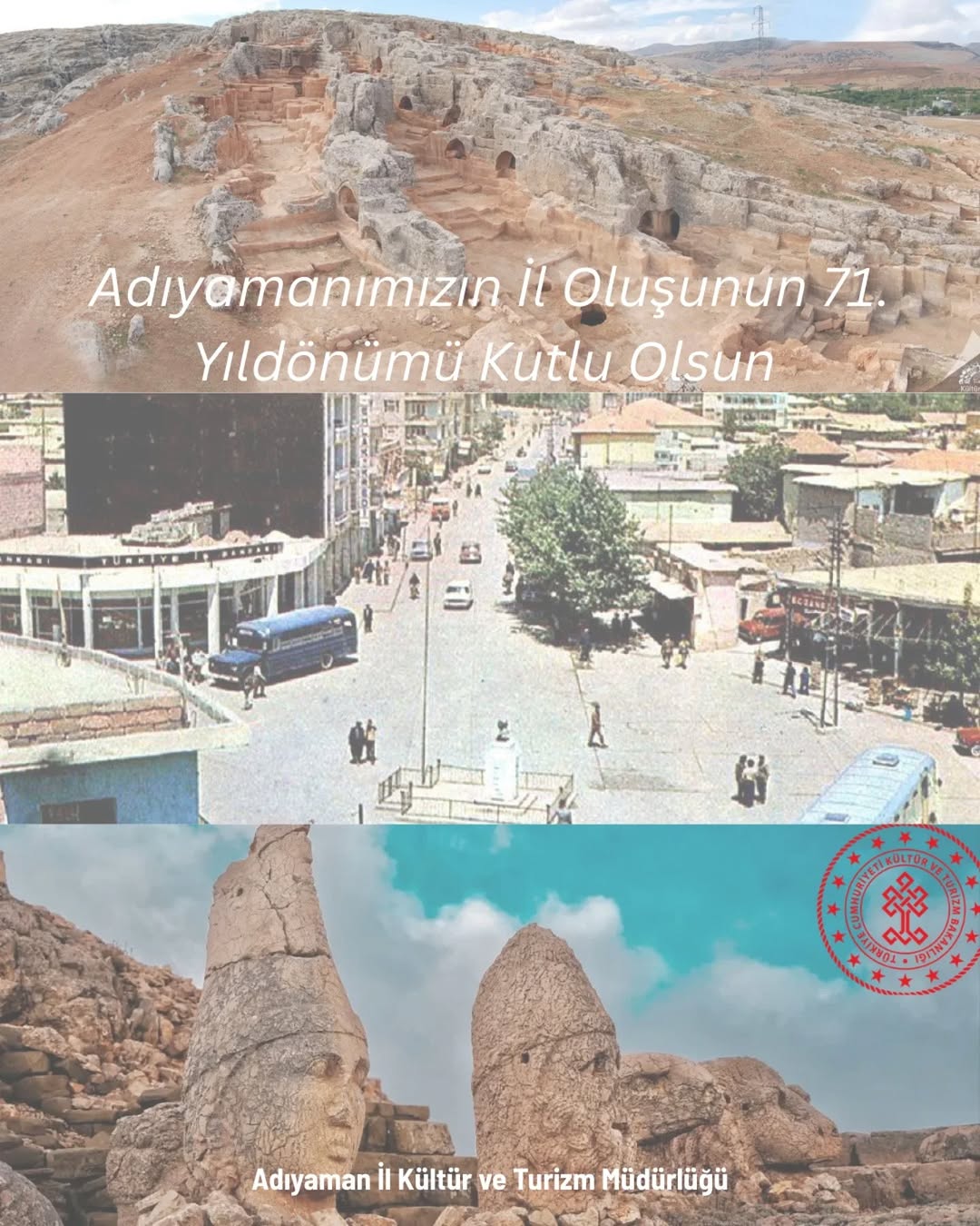 Adıyaman'ın İl Oluşunun 71. Yıl Kutlama Mesajı