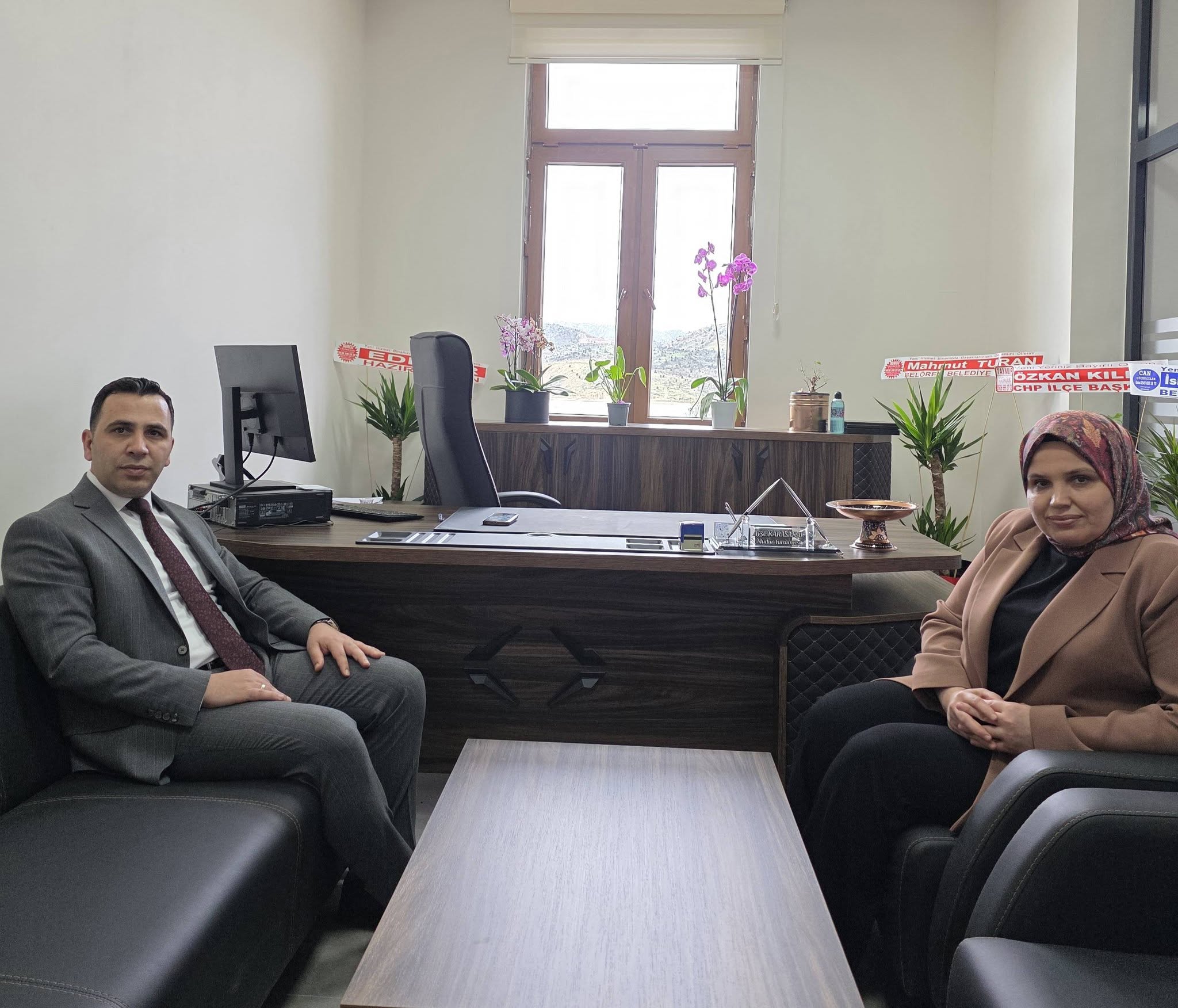 Gölbaşı Kaymakamı Kadir ALGIN, yeni hükümet konağında hizmet vermeye başlayan Vergi Dairesi’ni ziyaret etti. - 1