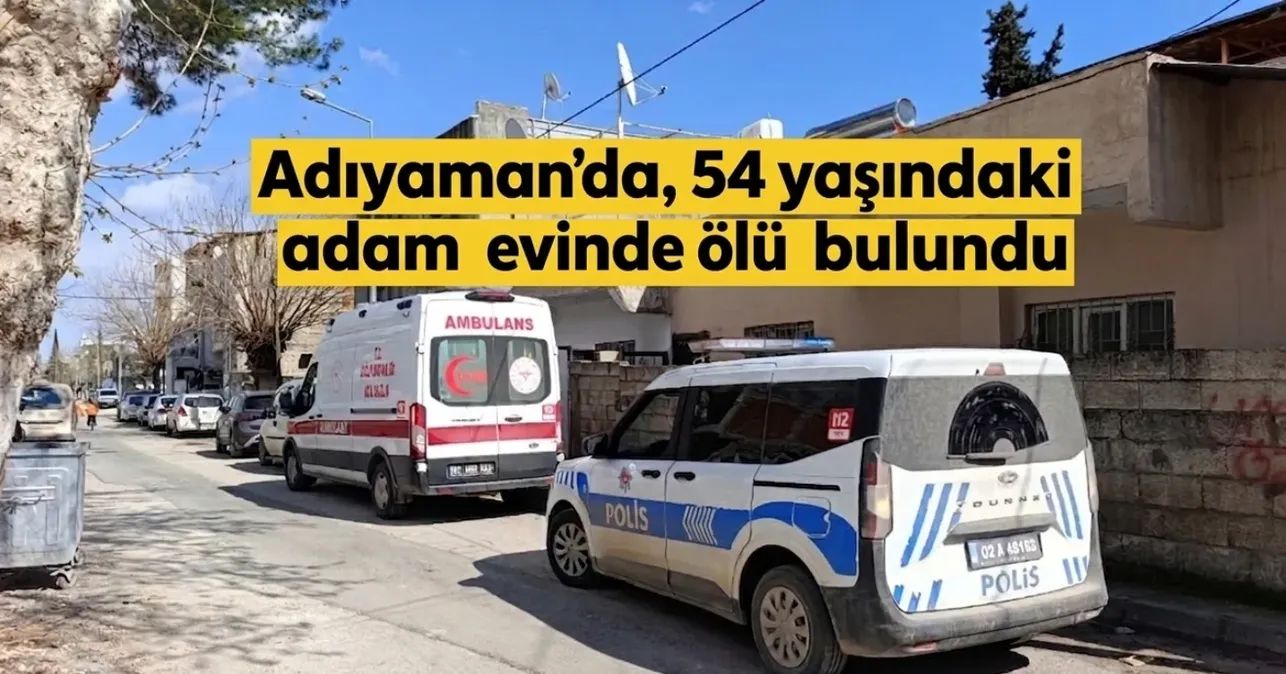 Adıyaman'da Şüpheli Ölüm. 54 Yaşındaki Adam Evinde Ölü Bulundu - 1
