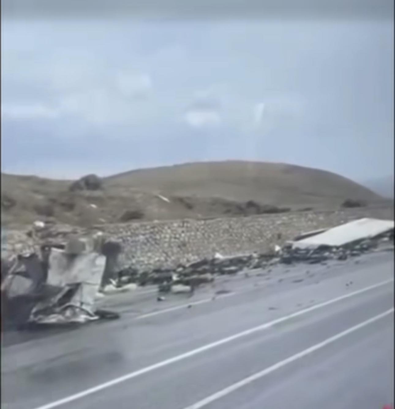 Van/Tatvan Karayolunda Feci Kaza! - 1