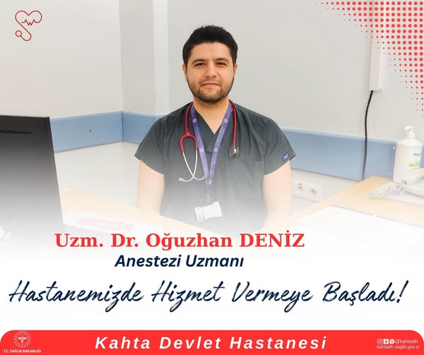 Yeni Atanan Anestezi Uzman Hekimlerimiz Görevine Başladı!
