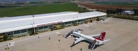 Adıyaman Havalimanı’nda Yolcu ve Uçuş Trafiği Artıyor