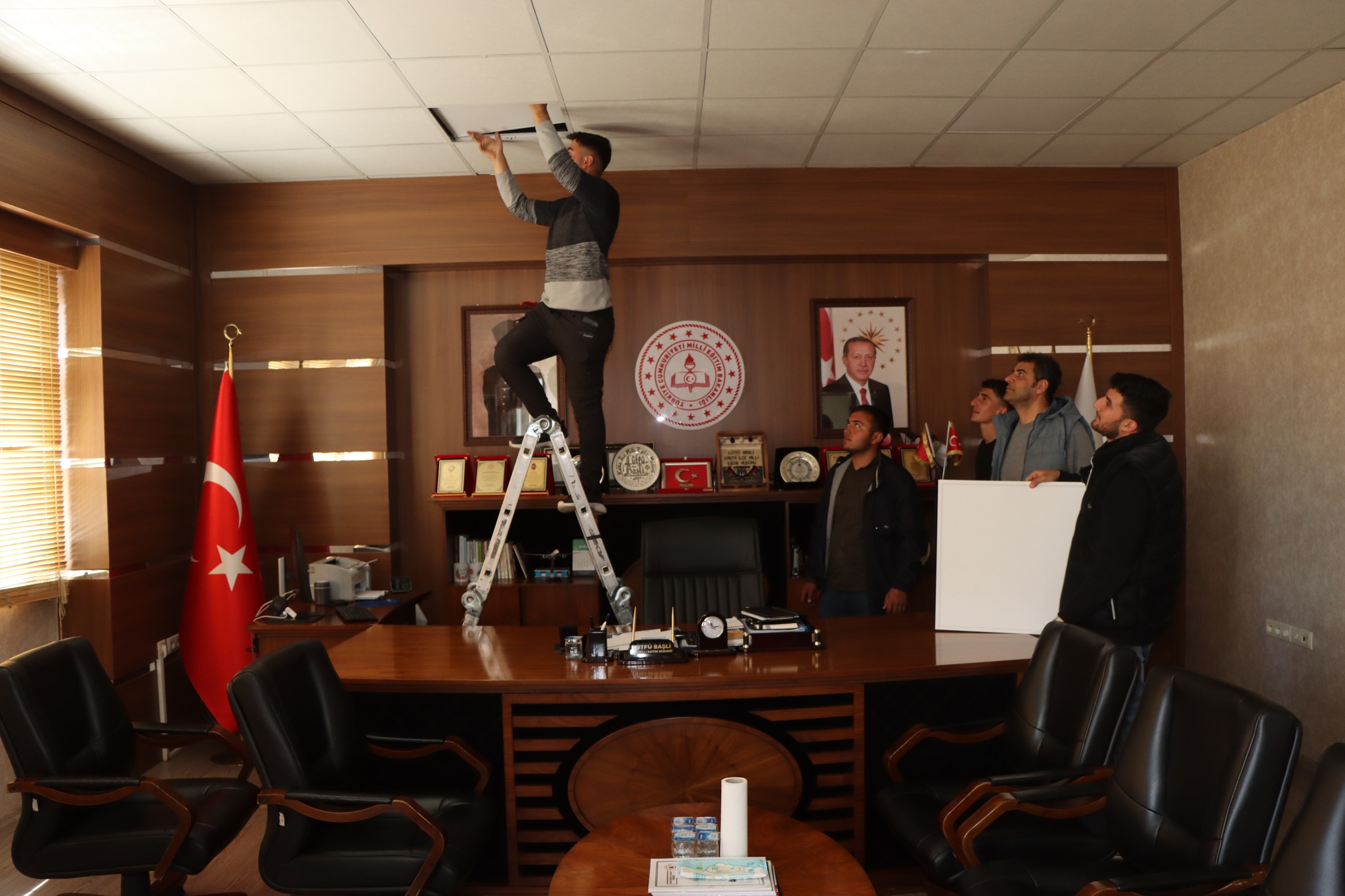 Kahta Mesleki ve Teknik Anadolu Lisesi öğrencileri'nden  Uygulamalı Eğitim