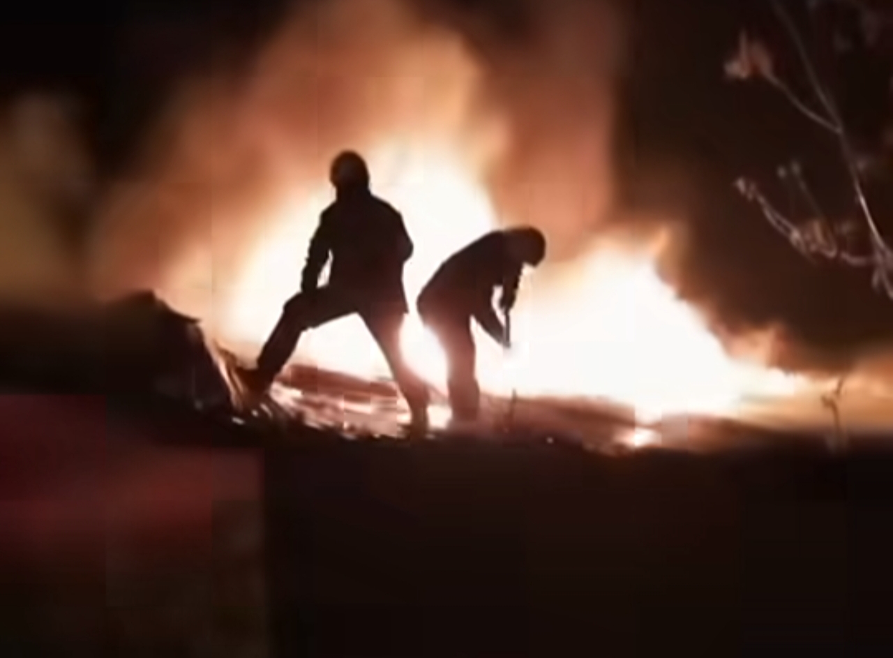 Adıyaman Merkez Akpınar Köyündeki Sağlık Ocağında  Yangın Çıktı