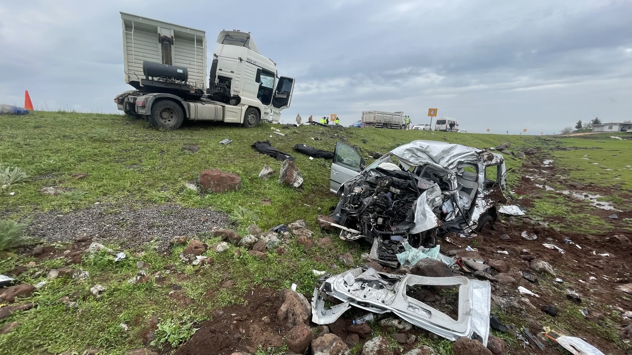 Kahta Siverek Yolunda  Trafik Kazasında Can Kaybı Yaşandı