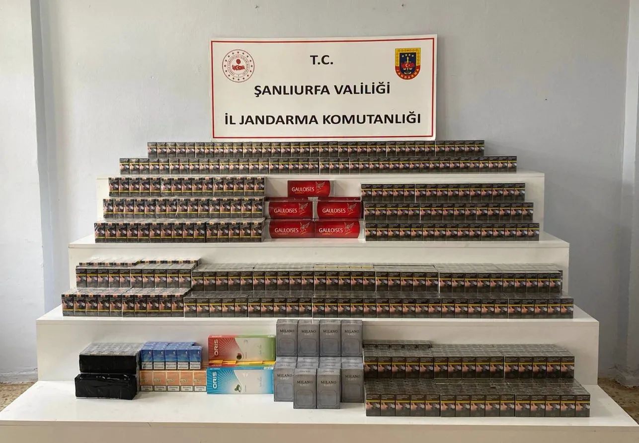 Şanlıurfa'da Kaçak Sigara  Operasyonu