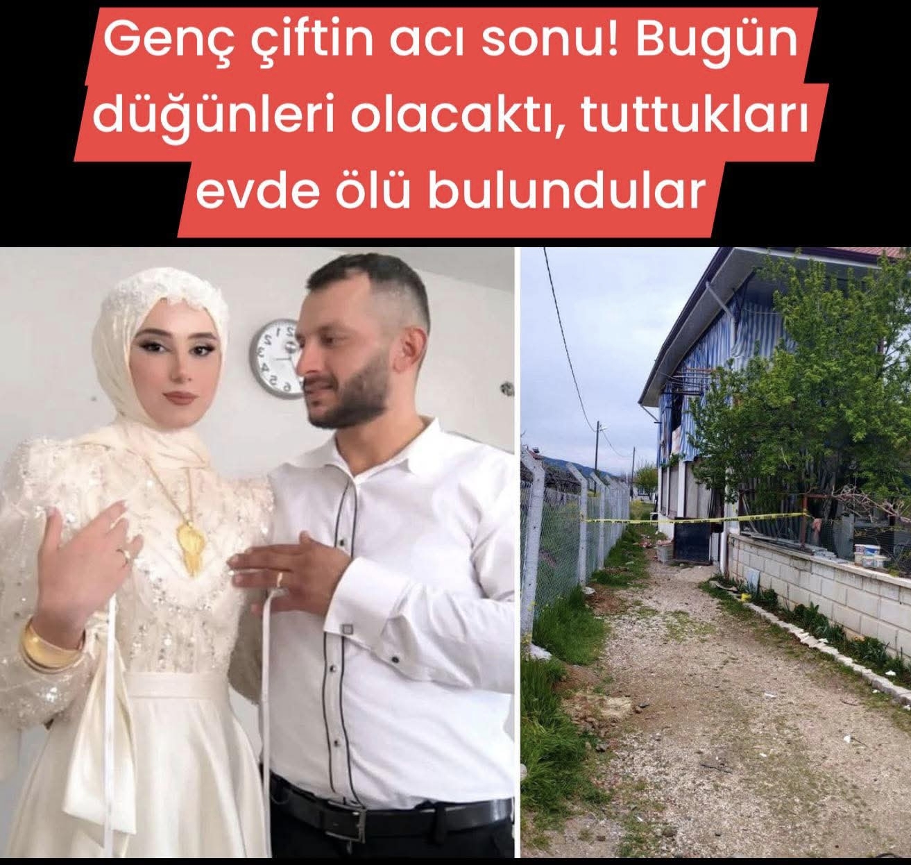 Düğün Hazırlıkları Yapan Çift Evde Ölü Olarak Bulundu