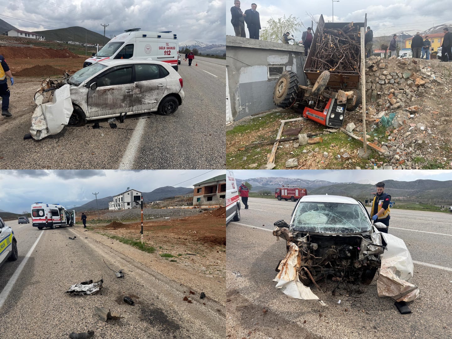 Adıyaman-Malatya karayolunda iki kaza: 3 yaralı - 1