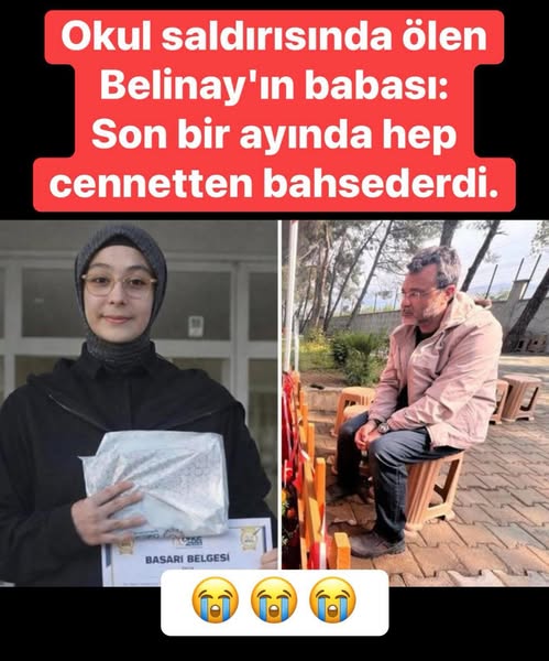 Kahramanmaraş'taki okul saldırısında hayatını kaybeden 11 yaşındaki Belinay'ın babası konuştu. Kurduğu cümleler tüm Türkiye'yi yasa boğdu: 'Peygamberimizin çiçeği oldu' - 1