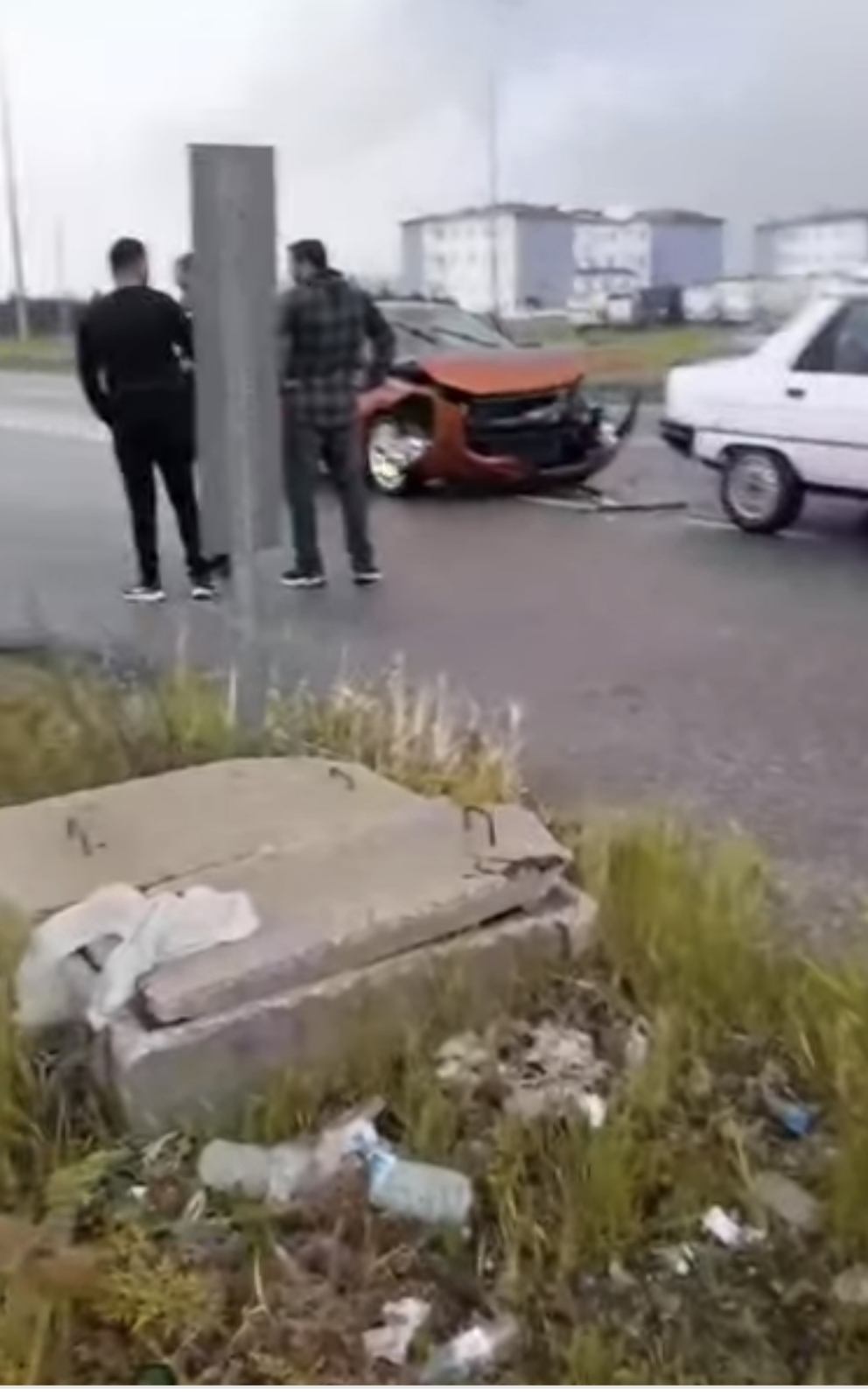 Kahta Adıyaman Yolu Üzerindeki Sanayi Kavşağında Trafik Kazası Meydana Geldi - 3